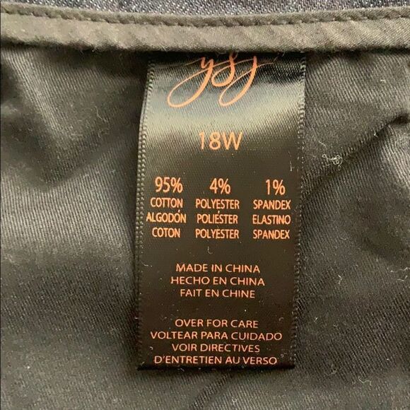 YSJ Skinny Stirrup Queen Ankle Jeans - Picture 10 of 11